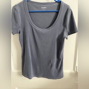 Old Navy scoop neck ribbed t shirt